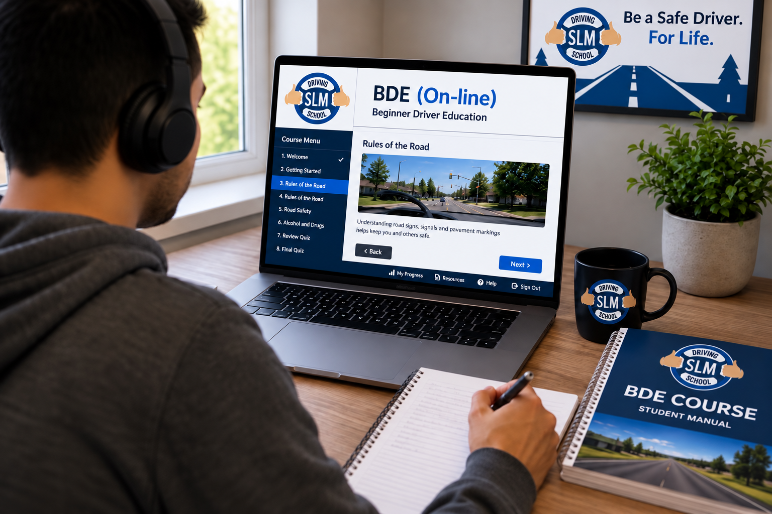 Online BDE student
